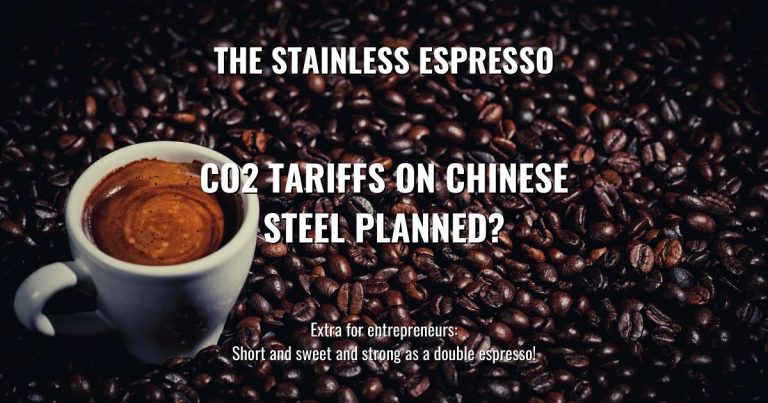 CO2 tariffs on Chinese steel planned? – Stainless Espresso
