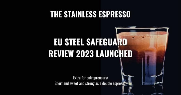EU Steel Safeguard Review 2023 launched – Stainless Espresso