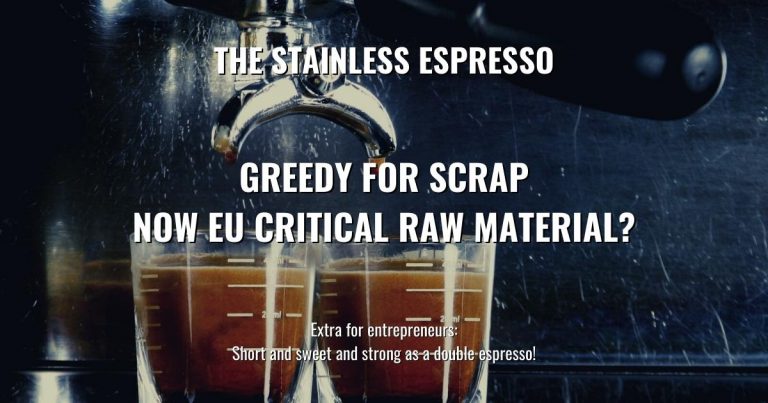 Greedy for Scrap – Now EU Critical Raw Material? – Stainless Espresso